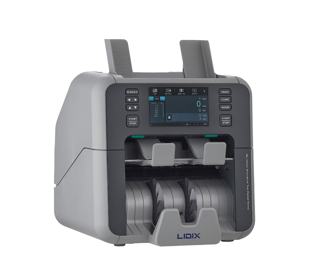ML-2FS เครื่องนับเงินและคัดแยกธนบัตร LIDIX ML-2FS